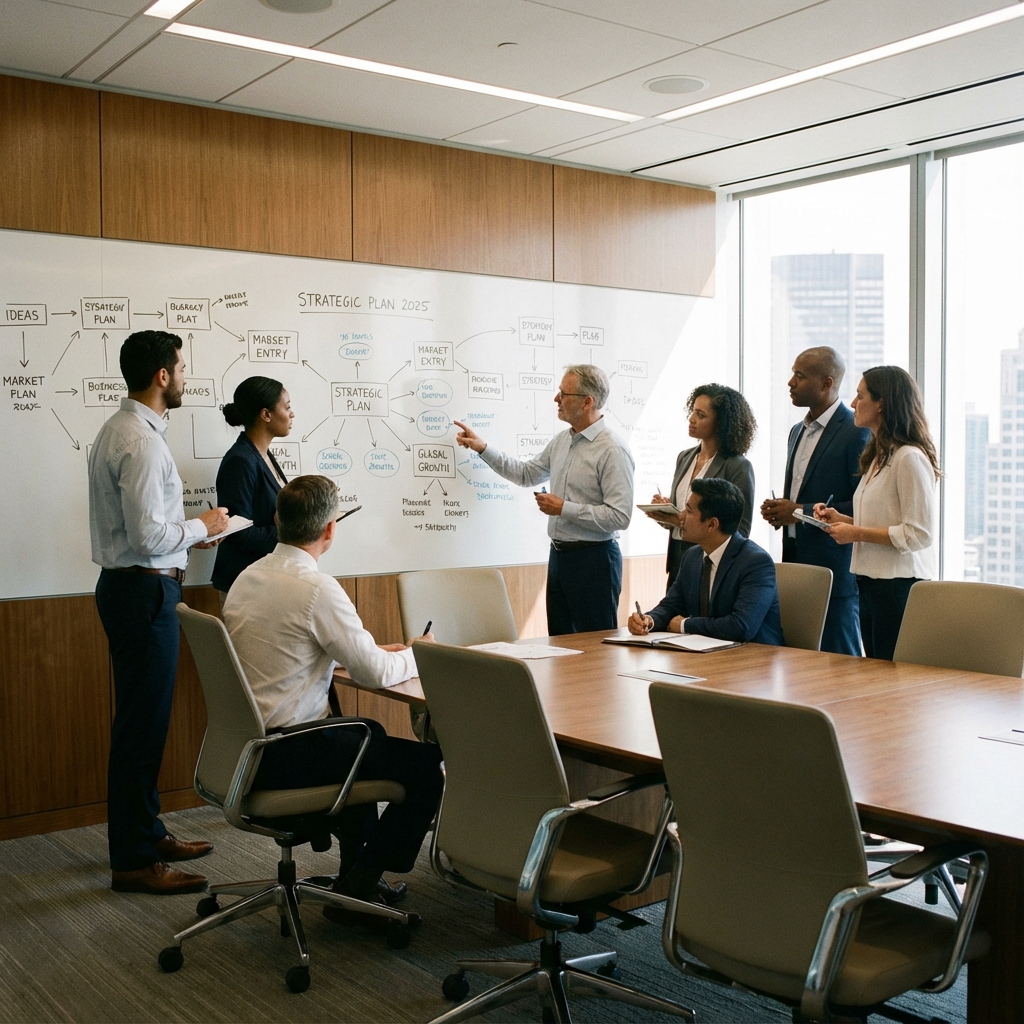 Strategic planning session for procurement transformation