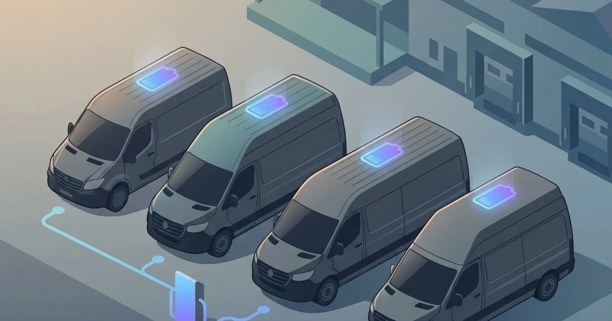 Commercial electric van fleet procurement comparison across Ford E-Transit, Mercedes eSprinter, Rivian RCV, and Ram ProMaster EV