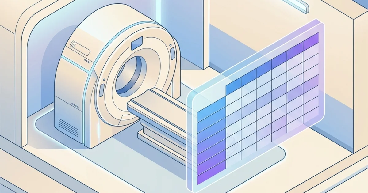 Hospital value-analysis committee evaluating MRI and CT scanner specifications across multiple vendors