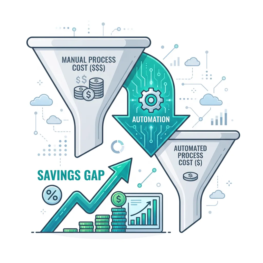 Time savings breakdown chart