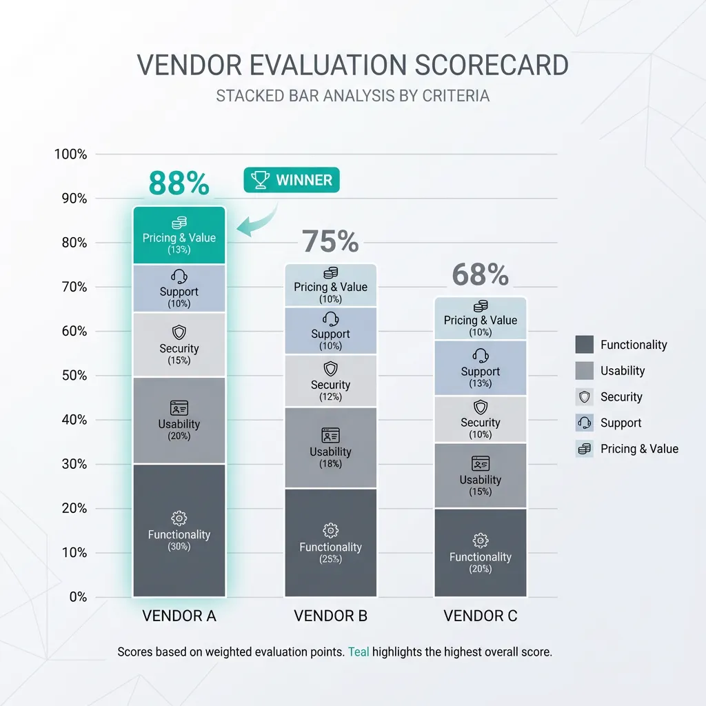RFP evaluation scoring worksheet