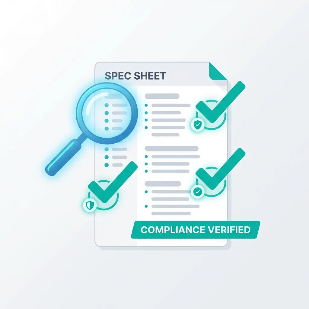 Specification compliance verification process